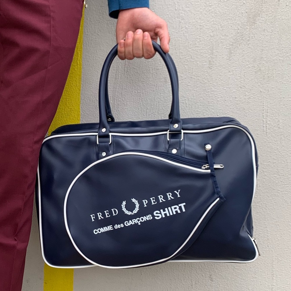 Comme des Garçons x Fred Perry collab Gym Tennis Bag